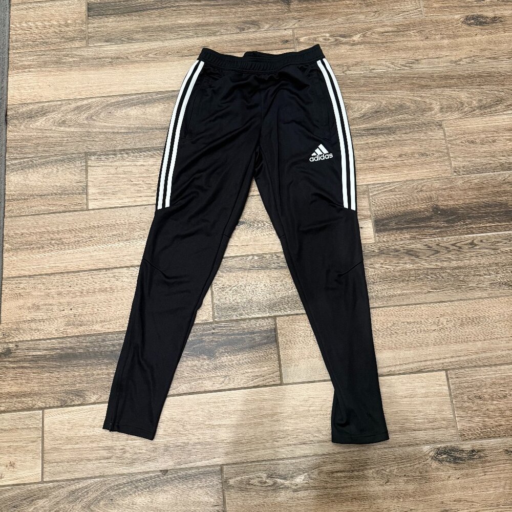 adidas Tricot Black Jogger Small